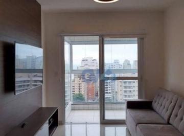 76e704e391a981e697896c1585d2e53d10458432 · Apartamento com 1 dormitório para alugar, 52 m² por R$ 6.000,00/mês - Embaré - Santos/SP