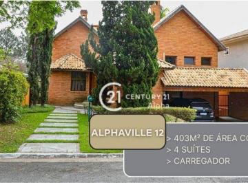 8c3495a3a0d4e73eadb41c8c5521ea65f9fe72b9 · Casa com 4 dormitórios à venda, 403 m² por R$ 3.500.000,00 - Residencial Doze (Alphaville) - Santana
