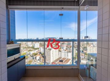b393eec76a481d9ab1bca06a044b6022a959c061 · Apartamento com 2 dormitórios para alugar, 56 m² por R$ 4.800,02/mês - Macuco - Santos/SP