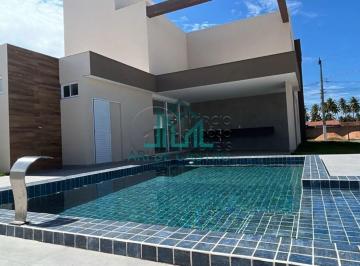 Casa · 360m² · 4 Quartos · 4 Vagas · Casa Nascente, 360m², Duplex com 4 Suítes e Piscina à Venda em Condomínio na Massagueira - Marechal 