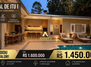 Casa de 4 quartos, Itu · Casa com 4 dormitórios à venda - Condomínio Portal de Itu - Itu/SP