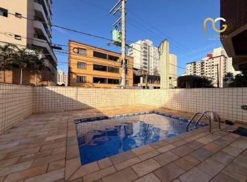 PISCINA · Apartamento com 1 dormitório à venda, 54 m² por R$ 350.000,00 - Aviação - Praia Grande/SP