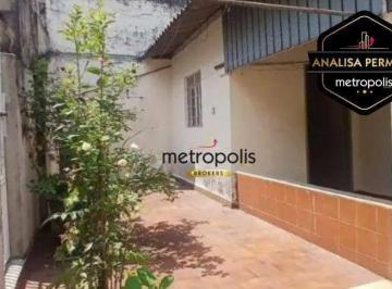 Fundos · Casa com 2 dormitórios à venda, 106 m² por R$ 450.000,00 - Jardim Santo Antônio - Santo André/SP