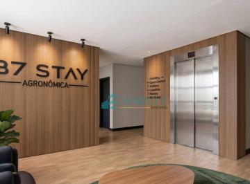 1584e88d365a3c8ad3c61682fe74cdfbbedc743f · Apartamento com 1 dormitório à venda, 28 m² por R$ 364.910,57 - Agronômica - Florianópolis/SC