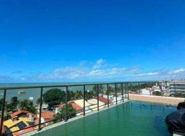 a80991e374b0a15821b4c188e49d04458b008ab1 · Apartamento a 80 metros do mar na praia do Poço com 55 m² por 595.000, entrega em outubro, com lazer