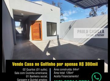 Casa de 2 quartos, Caraguatatuba · CASA NOVÍSSIMA NO GOLFINHO EM CARAGUATATUBA (SP) POR 380MIL - EC00126J