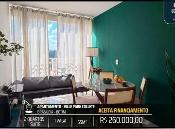 Apartamento · 55m² · 2 Quartos · 1 Vaga · APARTAMENTO EM UMA DAS MELHORES LOCALIZAÇÕES DE BETIM - 2 QUARTOS 1 SUITE E 1 VAGA - COLLETE