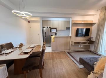 Visão sala de jantar, estar, cozinha e entrada · Apartamento à venda - no Várzea da Barra Funda