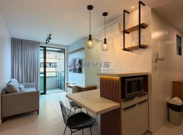 Apartamento · 55m² · 2 Quartos · 1 Vaga · Alugo apartamento com 2/4 totalmente mobiliado na Ponta Verde - R$5.500,00