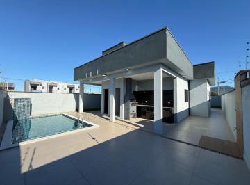 Casa · 115m² · 3 Quartos · 4 Vagas · Casa Nova com Piscina Lote Inteiro Flora Rica II