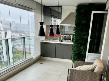 Foto 02 · Apartamento de luxo em condomínio na Vila Gertrudes, São Paulo-SP: 3 quartos, 3 suítes, 2 salas, 3 v