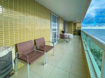 Apartamento · 193m² · 4 Quartos · 3 Vagas · Cobertura à venda no Canto do Forte – 4 dorms (3 suítes) com vista para o mar