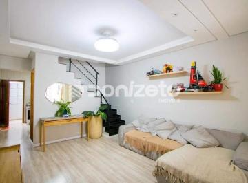 Casa · 110m² · 3 Quartos · 2 Vagas · Sobrado à venda em Vila Alzira, Santo André – 3 dormitórios (2 suítes), varanda gourmet e 2 vagas