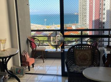 Apartamento · 64m² · 2 Quartos · 1 Vaga · Apto VISTA MAR - 1 quadra Beira Mar Fortaleza - 64m2 - 2 quartos - Varanda - Investimento imobiliári