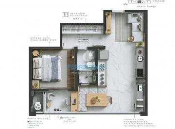 epos06mghvt1781580240092.jpg · Apartamento com 1 dormitório à venda, 50 m² por R$ 720.000,00 - Jardim das Colinas - São José dos Ca