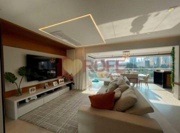 Apartamento · 140m² · 3 Quartos · 2 Vagas · Apartamento mobiliado para locação no Brooklin ? 140 m² | 3 suítes | 2 vagas