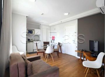 Apartamento · 45m² · 1 Quarto · 1 Vaga · Quality Bela Cintra, flat para locação contendo 45m², 1 dorm e 1 vaga, no bairro da Consolação.