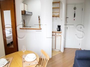 Apartamento · 29m² · 1 Quarto · 1 Vaga · Jardim Paulista: apartamento mobiliado pronto para morar ou investir, próximo à Av. Paulista