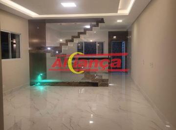 Casa · 125m² · 3 Quartos · 2 Vagas · Sobrado com 3 dormitórios à venda, 134 m² por R$ - Jardim São Francisco - Guarulhos/SP Sobrado com