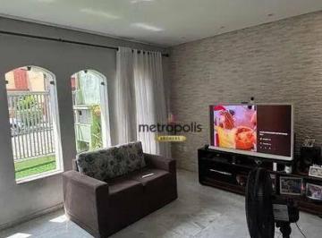 Sala · Sobrado com 3 dormitórios à venda, 171 m² por R$ 710.000,00 - Vila Homero Thon - Santo André/SP