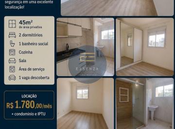 Apartamento · 45m² · 2 Quartos · 1 Vaga · Residencial Topázio Santa Giovana - Apartamento Para Locação no Residencial Topazio Santa Giovana