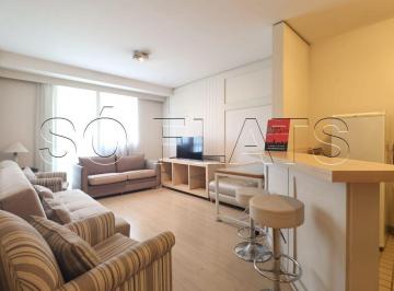 Apartamento · 56m² · 1 Quarto · 1 Vaga · Flat para alugar em Alphaville Industrial de 56.00m² com 1 Quarto, 1 Suite e 1 Garagem