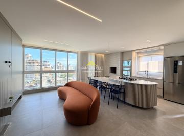 Sala de Estar · Apartamento Com 3 suítes e 2 vagas de garagem no centro de Guaratuba