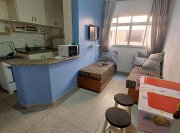 Apartamento de 1 quarto, Praia Grande · 1 Dorm Prédio frente ao mar no bairro Boqueirão -PG