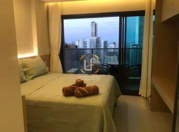 Apartamento · 27m² · 1 Quarto · 1 Vaga · Apartamento Novo Vista Mar - Studio 27m2 -  Porteira Fechada - Beach Class Meireles - Investimento I