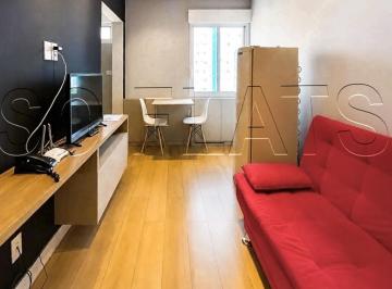 Apartamento · 35m² · 1 Quarto · 1 Vaga · Bela Vista: Flat de 35m² Mobiliado Perto do Metrô, Ideal Para Morar ou Investir