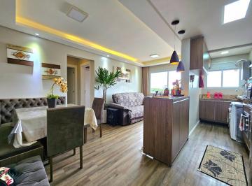 Apartamento · 51m² · 2 Quartos · 1 Vaga · Apartamento de 2 dormitórios e 1 vaga de garagem, semi mobiliado, de frente, no