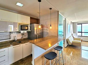 Apartamento · 54m² · 2 Quartos · 1 Vaga · Lindo apart. mobiliado no Ed. Studio da Praia em Ponta Negra com vista mar e Morro do Careca