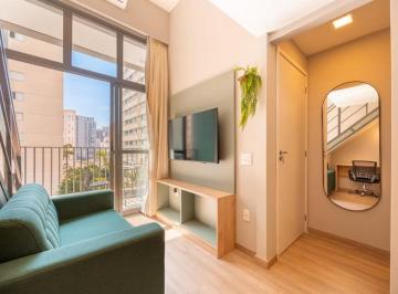 02ffa74f-ec82-4ee9-9442-54b3d3aae68e · Versátil studio para venda em Santo Amaro com 1 quarto, sendo 1 suíte, 53m²
