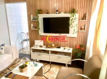 Casa · 92m² · 2 Quartos · 2 Vagas · CASA SOBRADADA COM 2 DORMITÓRIOS À VENDA, 92M² - JARDIM SANTA MENA - GUARULHOS/SP