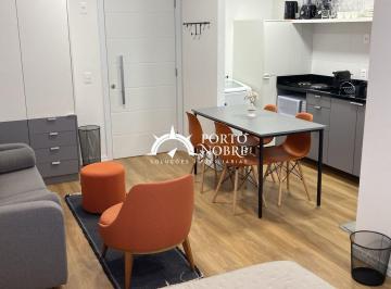 Apartamento · 43m² · 1 Quarto · 1 Vaga · Apartamento térreo garden com 1 dormitório, 1 suíte, 1 vaga de garagem