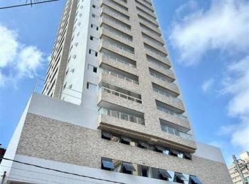 Apartamento · 49m² · 1 Quarto · 1 Vaga · Apartamento 1 dormitório, sacada gourmet, novo com 49 M² em Praia Grande, Boqueirão, 500 metros da p
