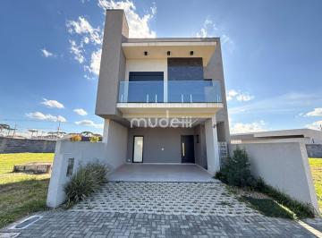 Casa · 210m² · 4 Quartos · 2 Vagas · Sobrado Triplex em Condomínio Fechado com Terraço e 3 Suítes | Costeira | São José dos Pinhais