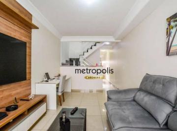 Sala · Sobrado com 3 dormitórios à venda, 131 m² por R$ 580.000,00 - Vila Junqueira - Santo André/SP
