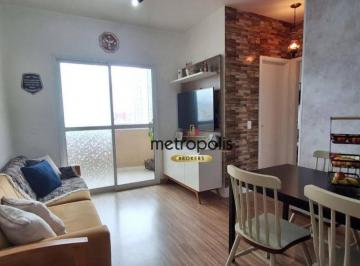 Sala · Apartamento com 2 dormitórios com 2 vagas à venda, 56 m² por R$ 490.000 - Centro - São Bernardo do C
