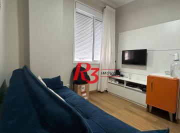 f5bf9fa114b10fdc21a46b5efec6db3edb7f62d4 · Kitnet com 1 dormitório à venda, 42 m² por R$ 300.000,00 - Embaré - Santos/SP