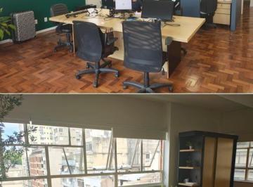 Comercial · 124m² · 3 Quartos · Conj/coml. com 123,68m2 todos mobiliado, split, banheiro, elevador, portaria. Ru