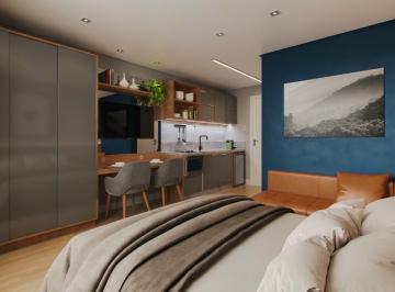 Apartamento de 1 quarto, Curitiba · Zurich - Apto 1 quarto, 24 m2, N.306, sacada, vaga na garagem - Alcance Eng.