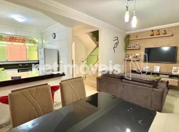 Sala · Casa geminada à venda em Justinópolis – 72,70 m²; | 2 Quartos com closet | Espaç