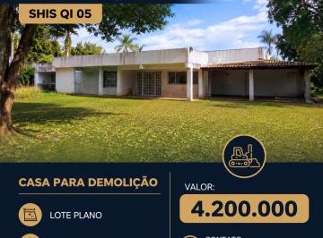 Casa de 3 quartos, Brasília · SHIS QI 05 LAGO SUL CASA DEMOLIÇÃO