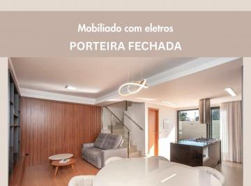 Casa · 132m² · 3 Quartos · 2 Vagas · Sobrado NOVO porteira fechada (mobiliado com eletr