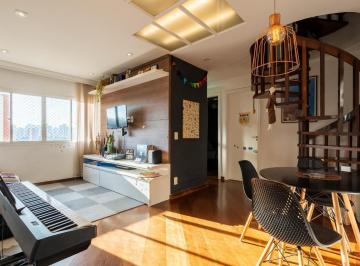 Casa · 107m² · 3 Quartos · 1 Vaga · Cobertura para venda em Vila Gumercindo com 3 quartos, sendo 1 suíte, 107m²