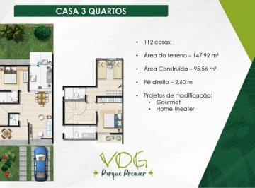 Casa · 95m² · 3 Quartos · 2 Vagas · Casa para venda em Primavera de 95.00m² com 3 Quartos, 3 Suites e 2 Garagens