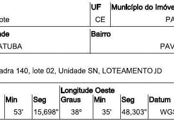 img0 · Oportunidade valiosa — Terreno no Pavuna, Pacatuba - CE, Nº 00, 363m² | Venda Online