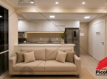 Foto 01 · Apartamento à venda Bom Retiro 58 metros, 2 quartos, 1 suíte, sacada, cozinha americana, 2 vagas, pi