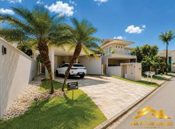 Casa · 455m² · 4 Quartos · 4 Vagas · Cond São Paulo II - 4 sts, moderna, home theater, varanda gourmet, piscina!